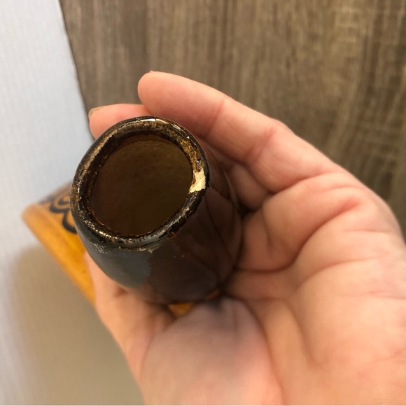 Vtg Landert Stoneware Fondue Pot - Picture 3 of 10